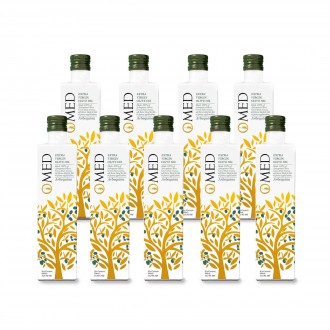 O-Med Arbequina Limited Edition. Box 9 bottles of 500 ml.